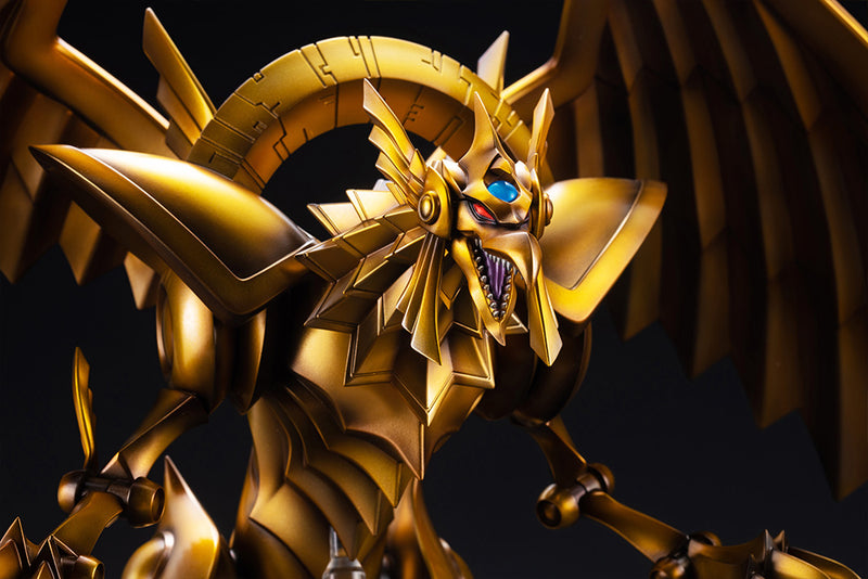 YU-GI-OH！Kotobukiya THE WINGED DRAGON OF RA EGYPTIAN GOD STATUE