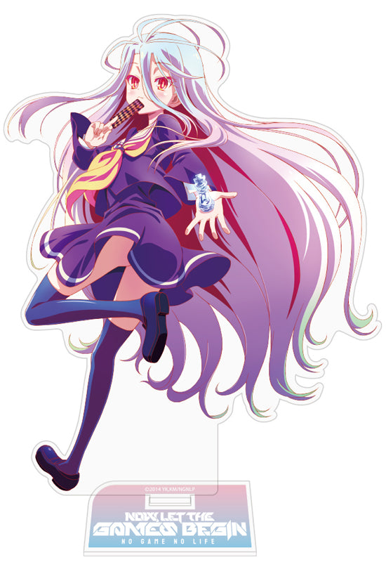 No Game No Life Cospa Original Illustration Shiro Acrylic Stand (Large) Ver.2.0