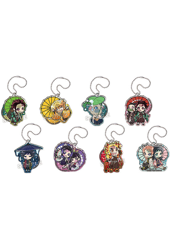 Demon Slayer: Kimetsu no Yaiba Takaratomy Arts Pita! Defome Japanese Umbrella Acrylic Key Chain