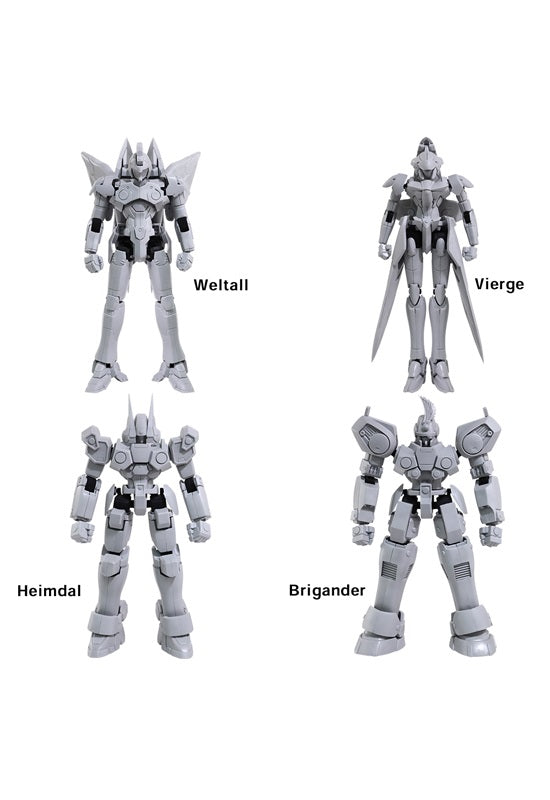 XENOGEARS Square Enix STRUCTURE ARTS 1/144 Scale Plastic Model Kit Series Vol. 1 (4PC set)