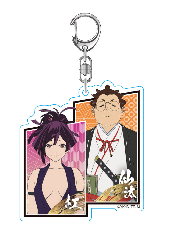 Hell's Paradise: Jigokuraku eye up Acrylic Key Chain Yuzuriha & Senta