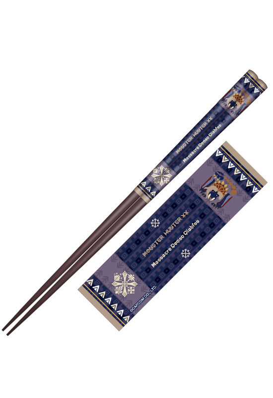 MONSTER HUNTER DOUBLE CROSS CAPCOM Japanese pattern chopsticks Massacre Demon Diabol