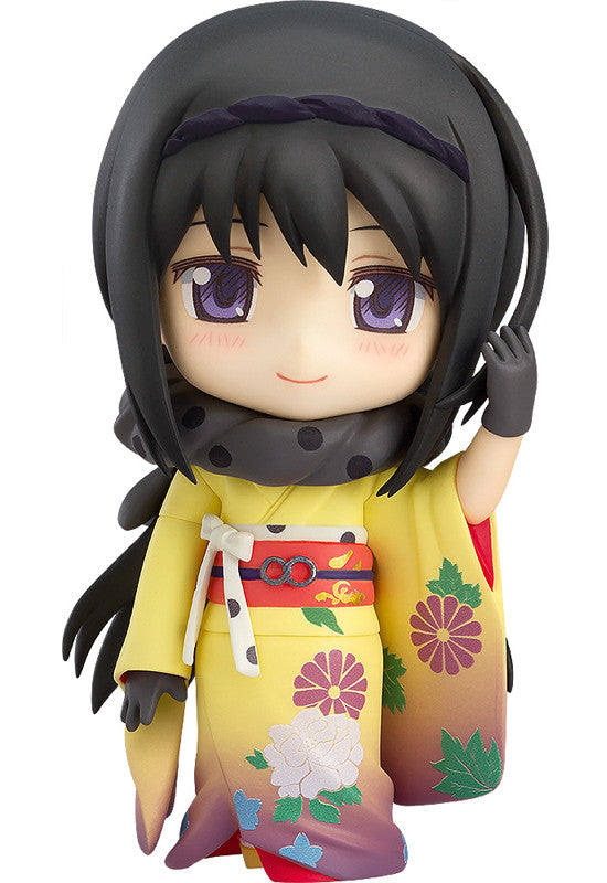 722 Puella Magi Madoka Magica The Movie Nendoroid Homura Akemi: Kimono Ver.