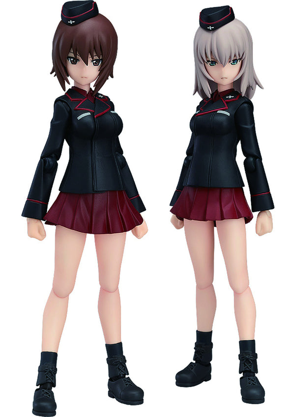 332 Girls und Panzer der Film figma Maho Nishizumi & Erika Itsumi Set